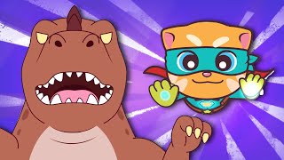 Talking Tom Heroes Compilation  New Hero on the Block  Cartoon Shows For Kids  Cartoon Candy [upl. by Anohsal]