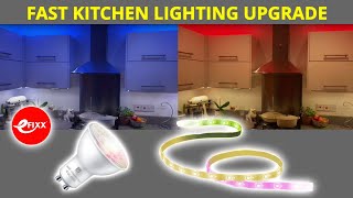 We transformed this kitchen lighting💡 with WIZ CONNECTED LIGHTS [upl. by Iaria]