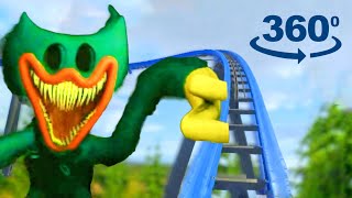 Epic Roller Coaster Ride Poppy Playtime Chapter 3 360° VR [upl. by Barney]