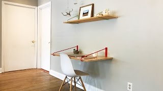 DIY  Floating Desk Brackets [upl. by Pratte]