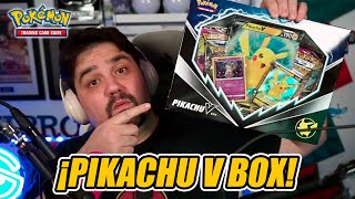 ¡ABRIENDO UNA PIKACHU V BOX SOBRES de CARTAS POKÉMON de GOLPE FUSIÓN y ASTROS BRILLANTES [upl. by Enived450]