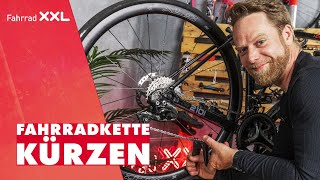 Kettenlänge bestimmen mit einfachen Methoden amp Fahrradkette kürzen  Anleitung [upl. by Kancler]