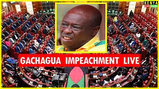 LIVE PARLIAMENT  Gachagua impeachment motion Debate in National Assembly [upl. by Vassaux]