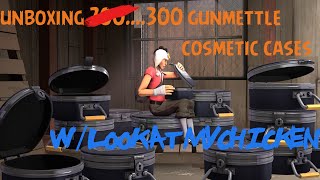 TF2 Unboxing 200 Make that 300 Gun Mettle Cosmetic Cases [upl. by Efron]