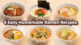 6 Easy Ways to Make Japanese Homemade Ramen  Revealing Secret Recipes [upl. by Moria]