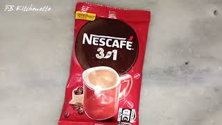 Nescafe 3 in 1 Quick amp Easy Coffee without Machine Recipe  FB Kitchenette  UrduHindi [upl. by Annairol]