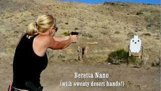 Shooting the SCAR 17 long range Saiga 12 and some handguns in the desert [upl. by Rabelais]