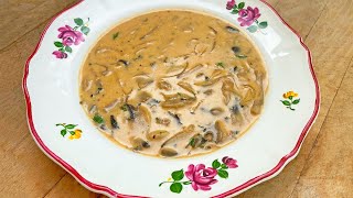 Soupe aux champignons de Paris  Recette facile [upl. by Lucy513]