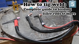 How to add filler rod while tig welding and tips [upl. by Nairolf]