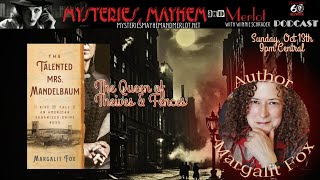 The Queen of Thieves amp Fences with Margalit Fox  Mysteries Mayhem amp Merlot [upl. by Arek433]