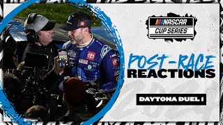 Raw Reaction Jimmie Johnson races his way into the Daytona 500  NASCAR [upl. by Aimil997]