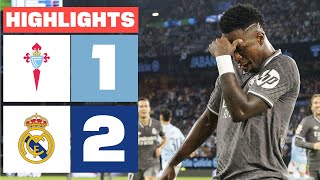 RC CELTA 1  2 REAL MADRID  RESUMEN LALIGA EA SPORTS [upl. by Tteve476]