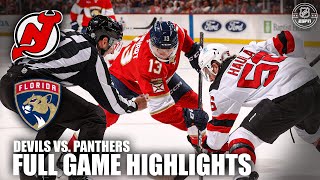 New Jersey Devils vs Florida Panthers  Full Game Highlights  ESPN NHL [upl. by Larred]