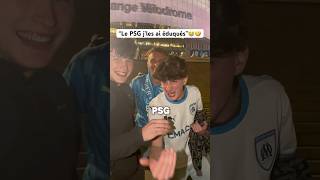 Le message des Marseillais au PSG avant le Classico 🤣😭 om interview ligue1 psg france foot [upl. by Linetta]