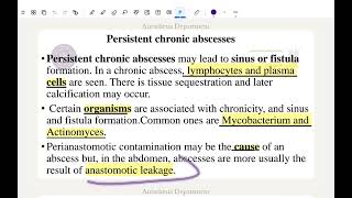 اسس الجراحه نظري المحاضره العاشره ABSCESS CELLULITIS and nonspecific infections [upl. by Jocko74]