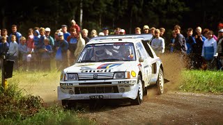 Group B Monsters in Finland  with pure engine sounds 1000 Lakes Rally 19831986 [upl. by Lisabet495]