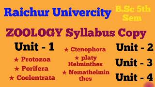 ZOOLOGY Syllabus Copy  2024  25  BSc 5th Sem  rjlearnpage [upl. by Artim]