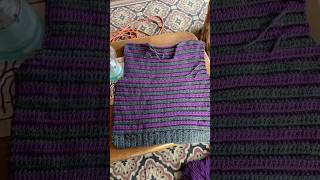 Making a crochet vest💜vest crochetpatterns crochetprojects diy handmade alaska crochet [upl. by Irmgard915]