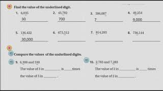 Go Math Fourth grade lesson 11 page 9 [upl. by Earl]