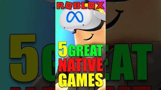 Roblox VR on QUEST 2  5 GREAT VR games [upl. by Eirena326]