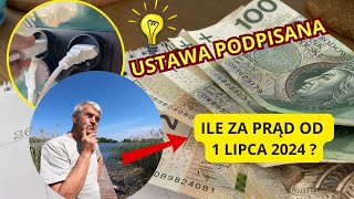 Cena prądu od 1 lipca ustawa podpisana przez prezydenta [upl. by Laohcin176]