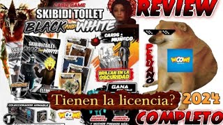 REVIEW COMPLETO DE LAS CARTAS DE SKIBIDI TOILET BLACK AND WHITE ¿VALE LA PENA  WOOW STICKERS 2024 [upl. by Gib]