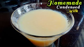 Homemade Condensed Milk II How To Make Condensed Milk At Home frommykitchenol8wt [upl. by Conlan]