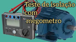 Como fazer teste de isolação com megometro [upl. by Haywood]