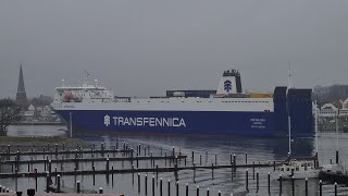 Hafnia Sea  einlaufen in Travemünde [upl. by Irrak]