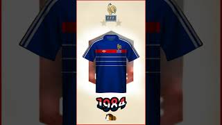 Evolución camiseta de la SELECCIÓN FRANCESA 1919  2023 [upl. by Sorel26]