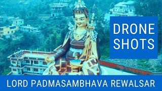 Lord Padmasambhava Rewalsar Statue  Drone Shots [upl. by Ellebanna]