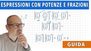 🔢 Espressioni con Potenze e Frazioni Guida Completa 📘 [upl. by Yekcaj]