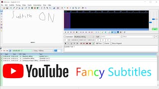 How to style YouTube Subtitles with Aegisub [upl. by Idnahr822]