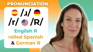 Whats the difference between ɹ r and ʀ  English R vs rolled Spanish amp German R Sounds [upl. by Nettle]