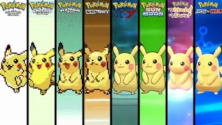 Evolution of Pokémon Evolution Animations 19962019 [upl. by Ynnaffit]