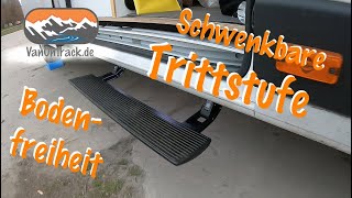 😍 Trittstufe ETB AlphaDynamik 💥 Einbau im Ducato  Vorstellung  Einstiegsstufe  Camper  WOMO [upl. by Juni630]