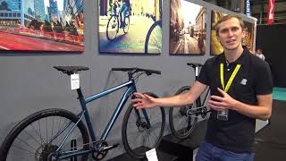 New Boardman product preview 2018 URB Street  Urban Bikes UK CycleShow highlights [upl. by Jada]