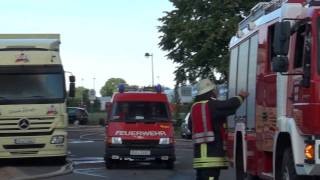 Großeinsatz FF Kreis Düren  Euskirchen  Bundeswehr Stützpunkt Mechernich [upl. by Cogn]