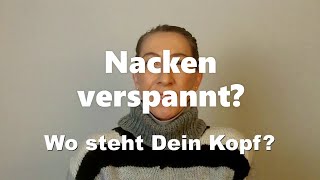 Nackenverspannung WO steht Dein Kopf FeldenkraisKurzübung 1 [upl. by Syhr777]