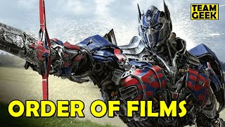 Order to watch TRANSFORMERS MOVIES [upl. by Lorin]