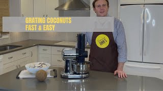 Grated Coconut Fast and Easy [upl. by Ambur]