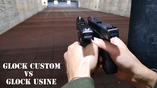 Glock Usine Vs Glock Custom [upl. by Ellan]