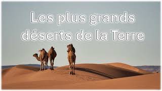 Les plus grands déserts de la Terre FR [upl. by Rochus]