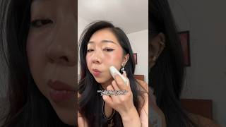 putting sunscreen OVER makeup 🤨 [upl. by Ecurb]