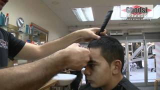 How To Cut Tramlines Ghodsi Barbers Worthing [upl. by Elleinet]