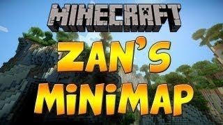 Minecraft 1710  Como instalar Zans Minimap MOD  HD [upl. by Mitzl]