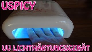 quotUSPICY UV LICHTHÄRTUNGSGERÄT FÜR NAGELLACKE UND GELEquot Vorstellung [upl. by Eelreveb]