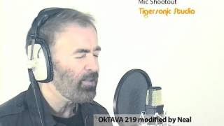 Mic Shootout Neumann U87 vs AKG 414 vs Oktava MK 319 vs Oktava MK 219 vs Shure SM58 vs AKG 3000 [upl. by Simah]