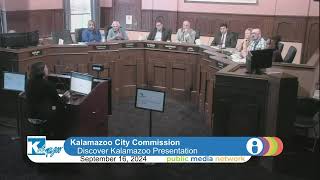 September 16 2024 Kalamazoo City Commission Committee of the Whole [upl. by Vorfeld971]