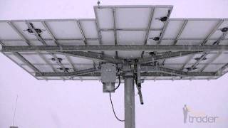 10 kW Deger Tracker On A Snowy Day In Ontario [upl. by Yelrebma]